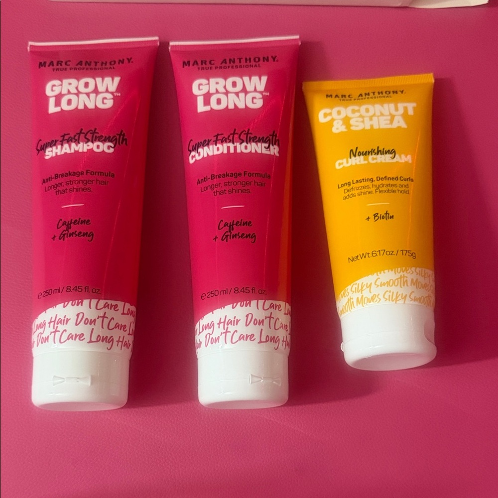 Marc Anthony Grow Long Shampoo and Conditioner Set with Coconut & Shea Butter